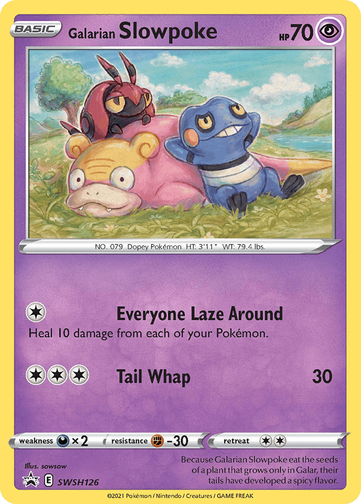 Galarian Slowpoke from SWSH Black Star Promos
