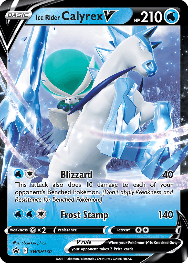 Ice Rider Calyrex V from SWSH Black Star Promos