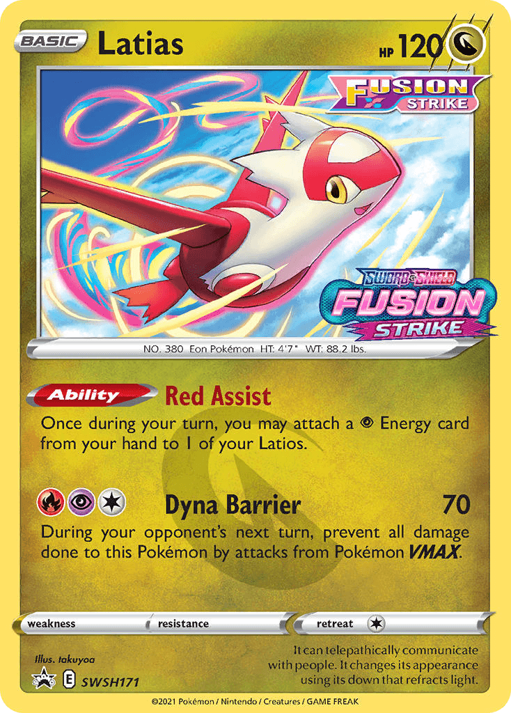 Latias from SWSH Black Star Promos