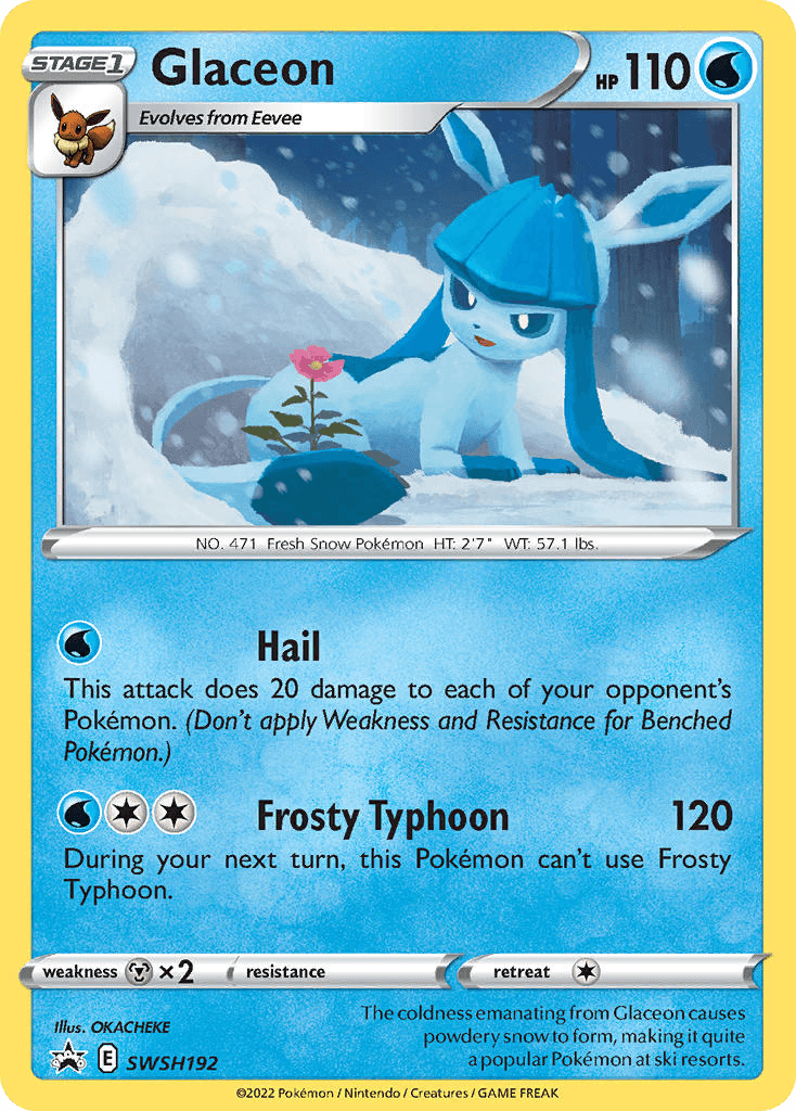 Glaceon from SWSH Black Star Promos