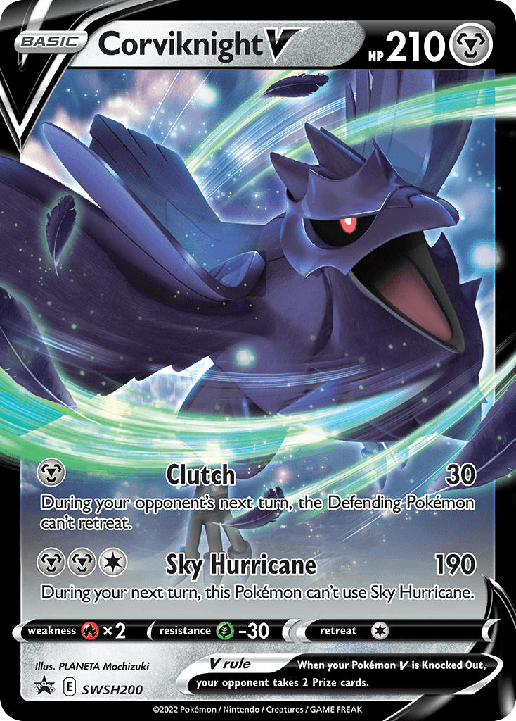 Corviknight V from SWSH Black Star Promos