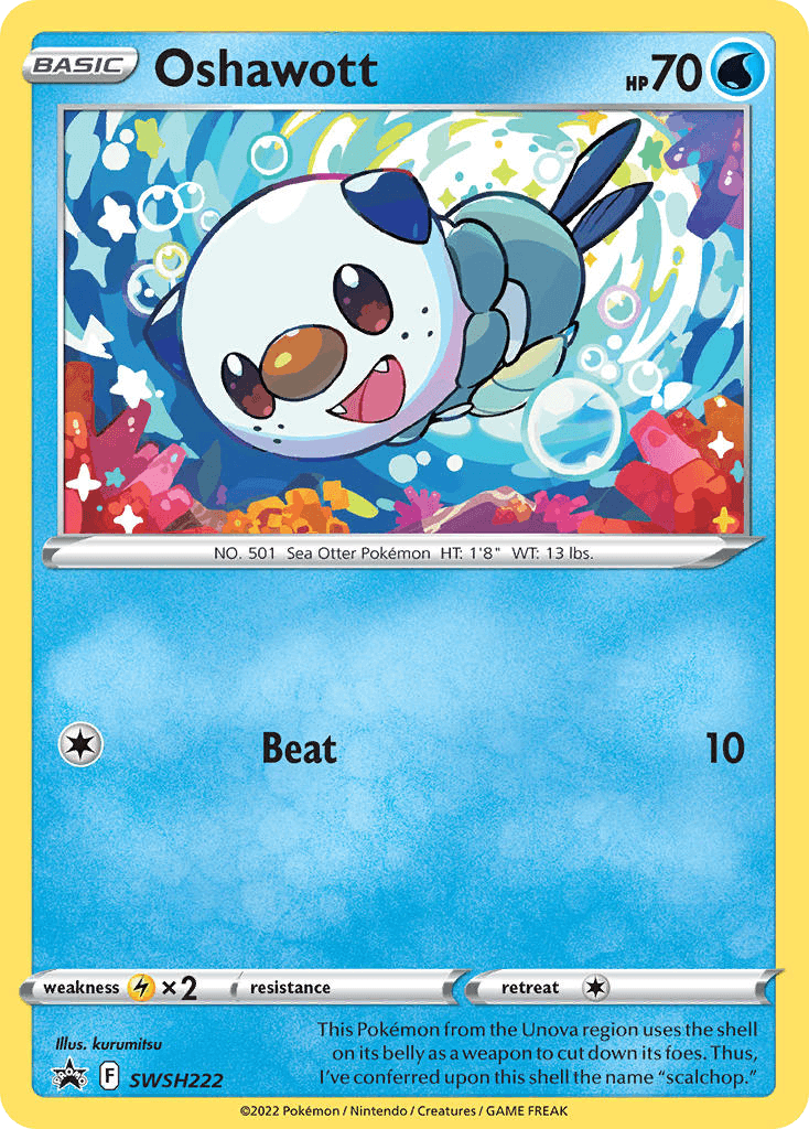 Oshawott from SWSH Black Star Promos