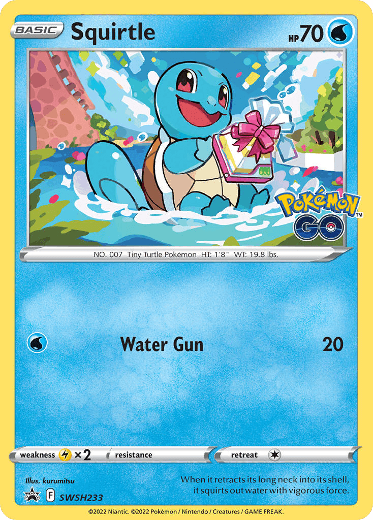 Squirtle from SWSH Black Star Promos