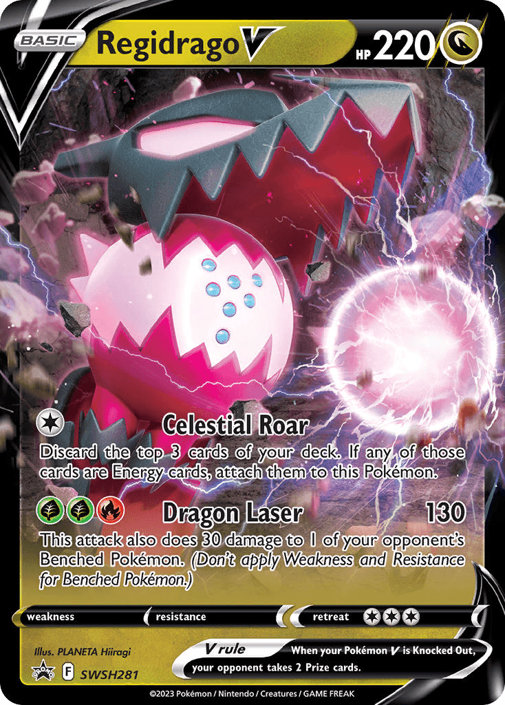 Regidrago V from SWSH Black Star Promos