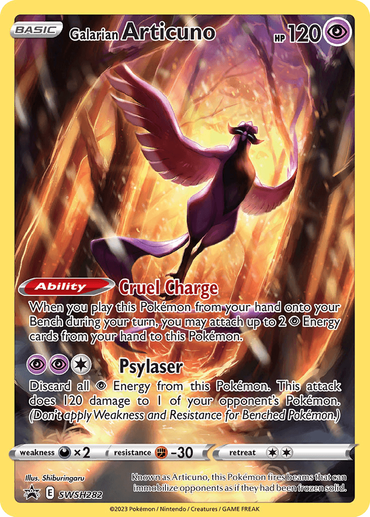 Galarian Articuno from SWSH Black Star Promos