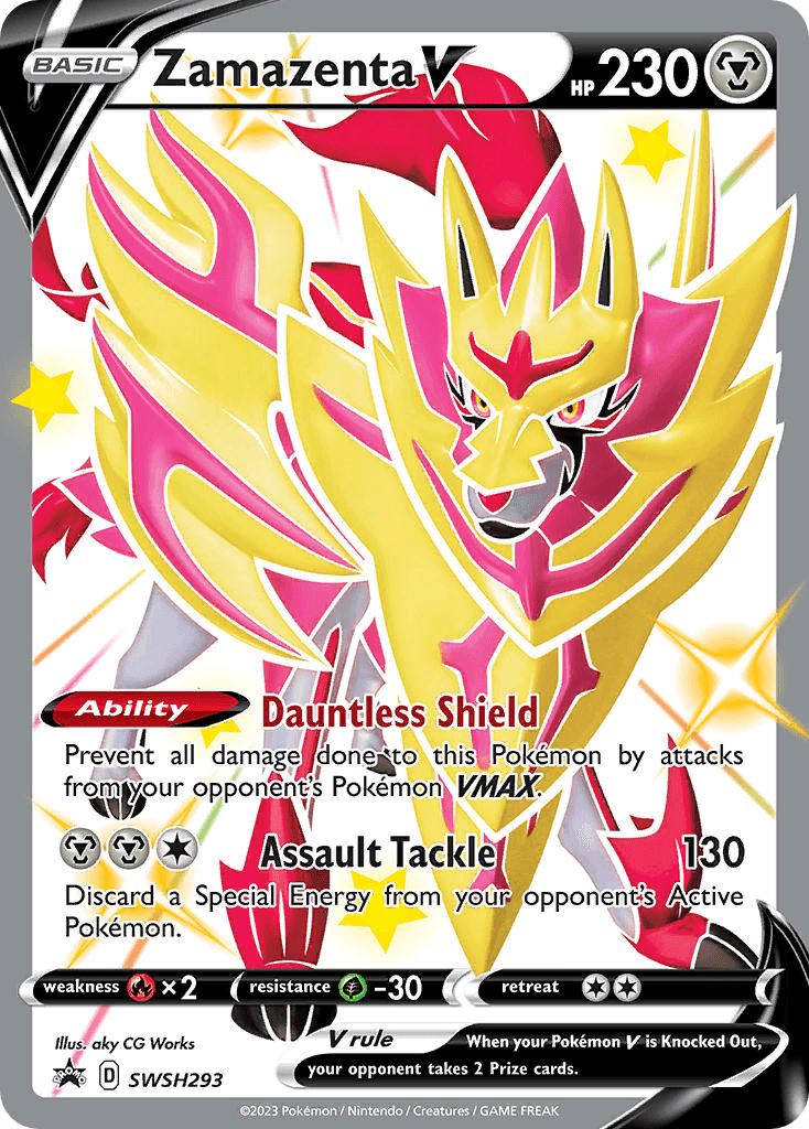 Zamazenta V from SWSH Black Star Promos