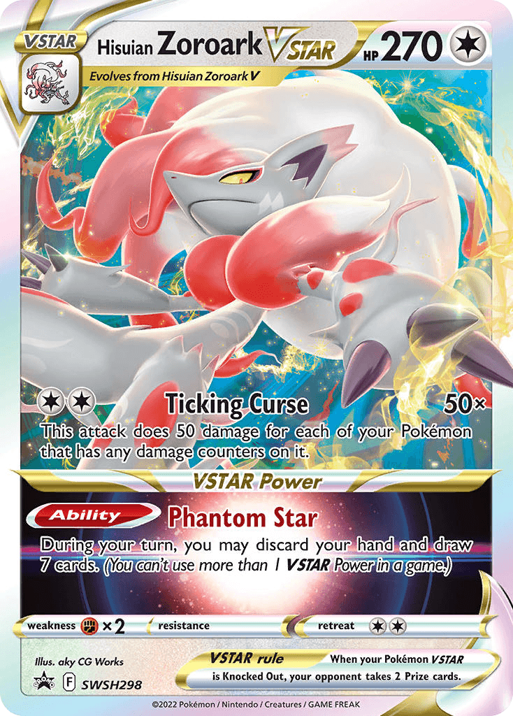 Hisuian Zoroark VSTAR from SWSH Black Star Promos
