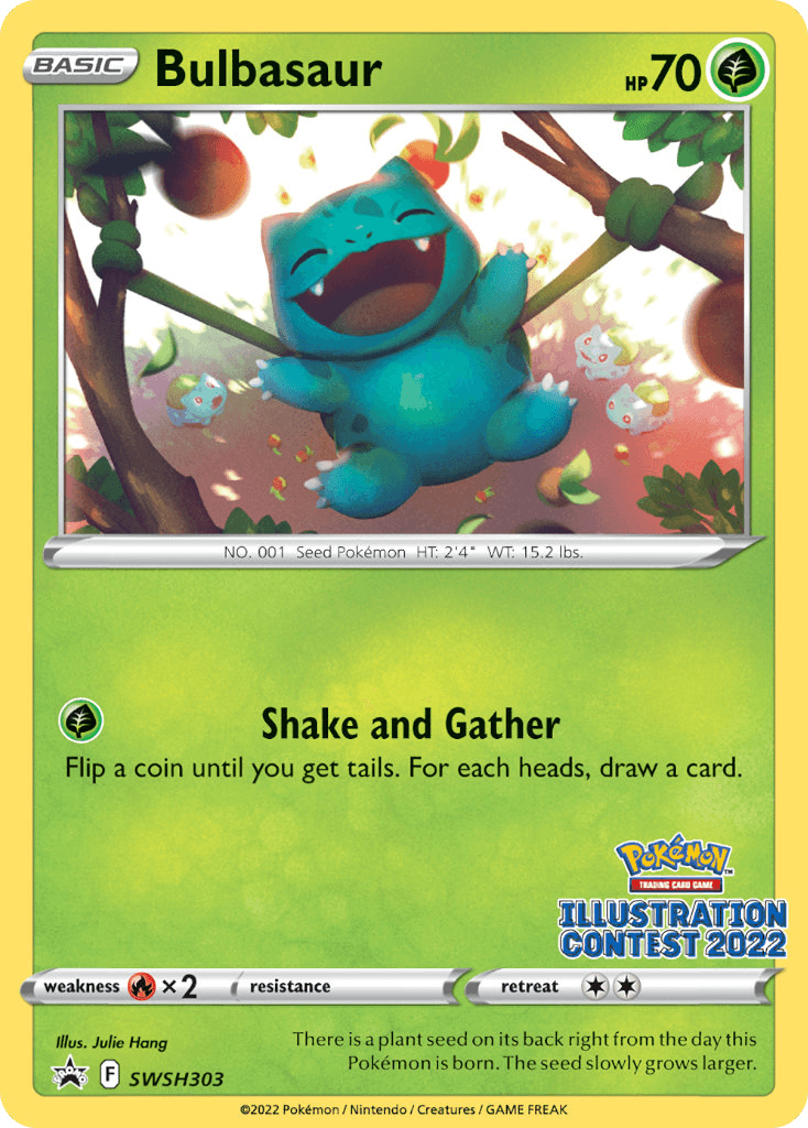Bulbasaur from SWSH Black Star Promos