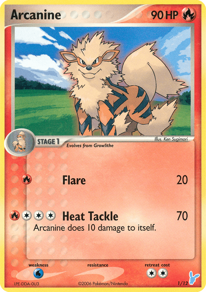 Arcanine from EX Trainer Kit 2 Minun