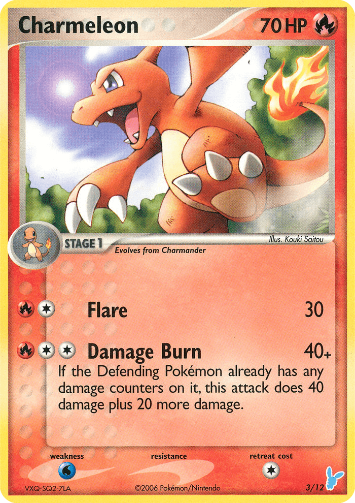 Charmeleon from EX Trainer Kit 2 Minun