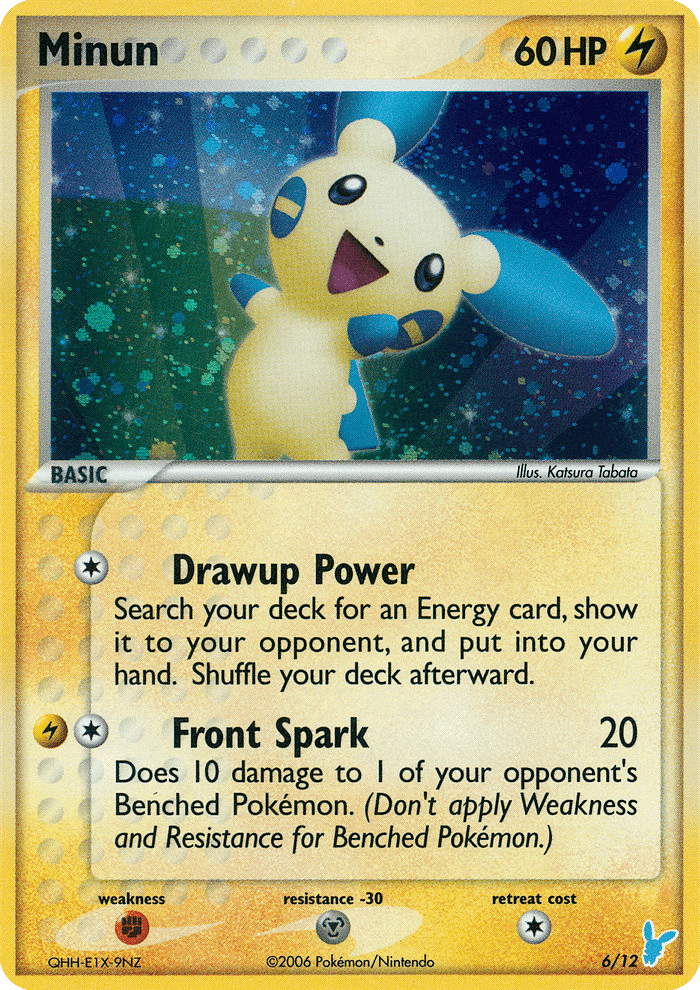 Minun from EX Trainer Kit 2 Minun