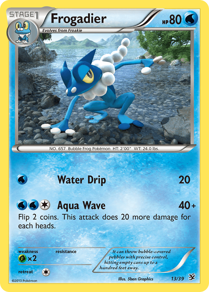 Frogadier from Kalos Starter Set