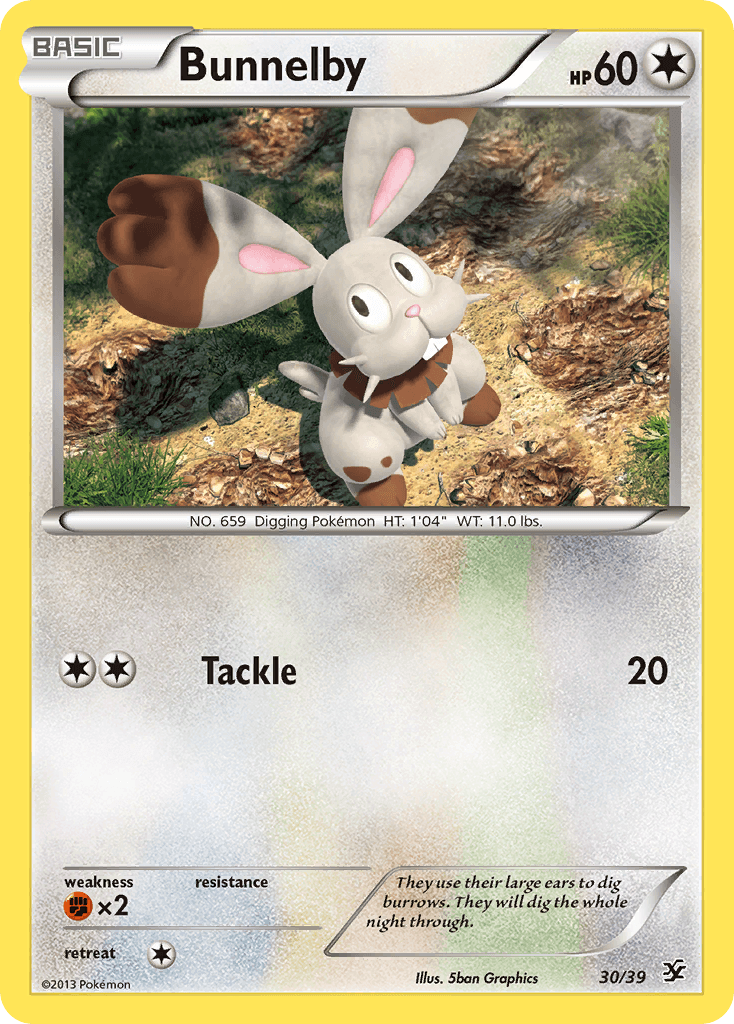 Bunnelby from Kalos Starter Set
