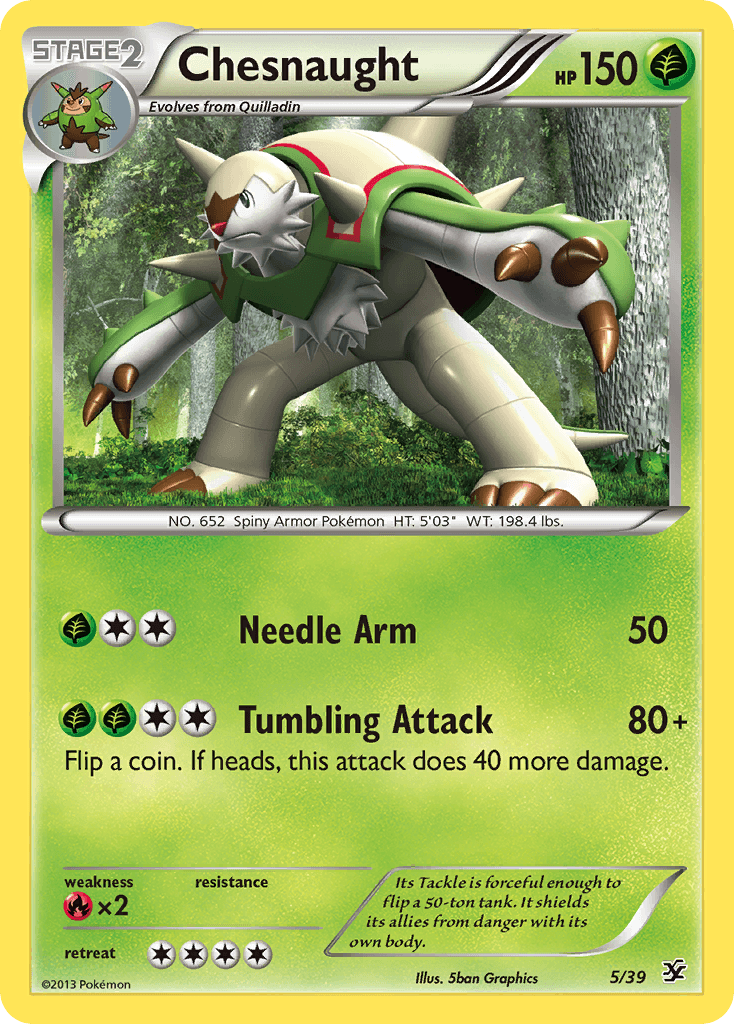 Chesnaught from Kalos Starter Set