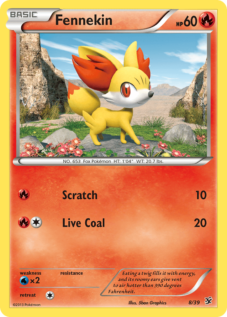 Fennekin from Kalos Starter Set