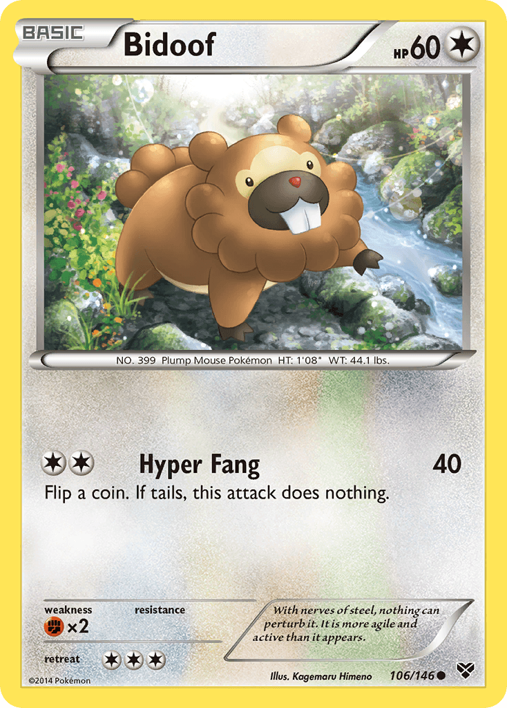 Bidoof from XY