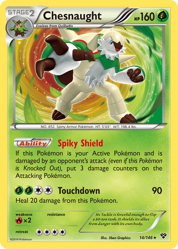 Chesnaught from XY