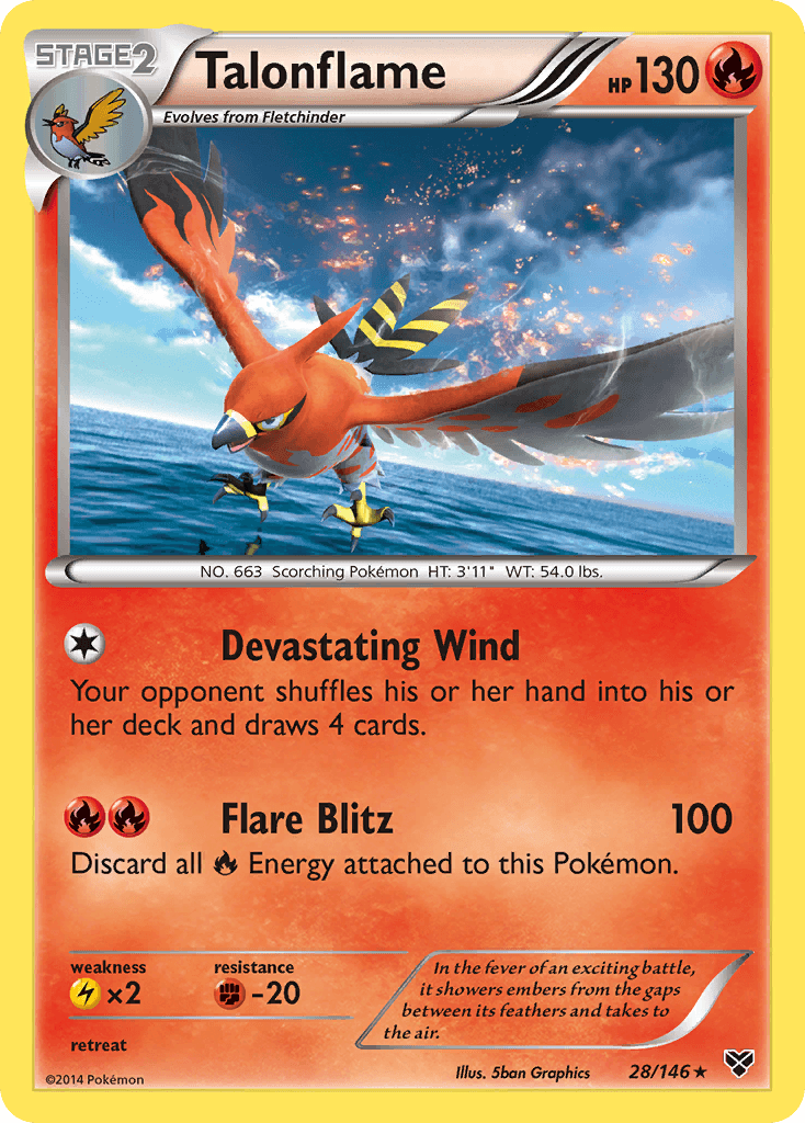Talonflame from XY