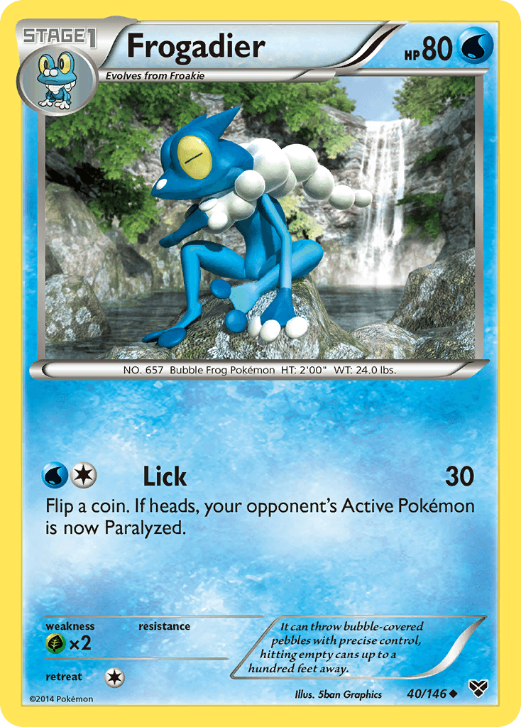 Frogadier from XY