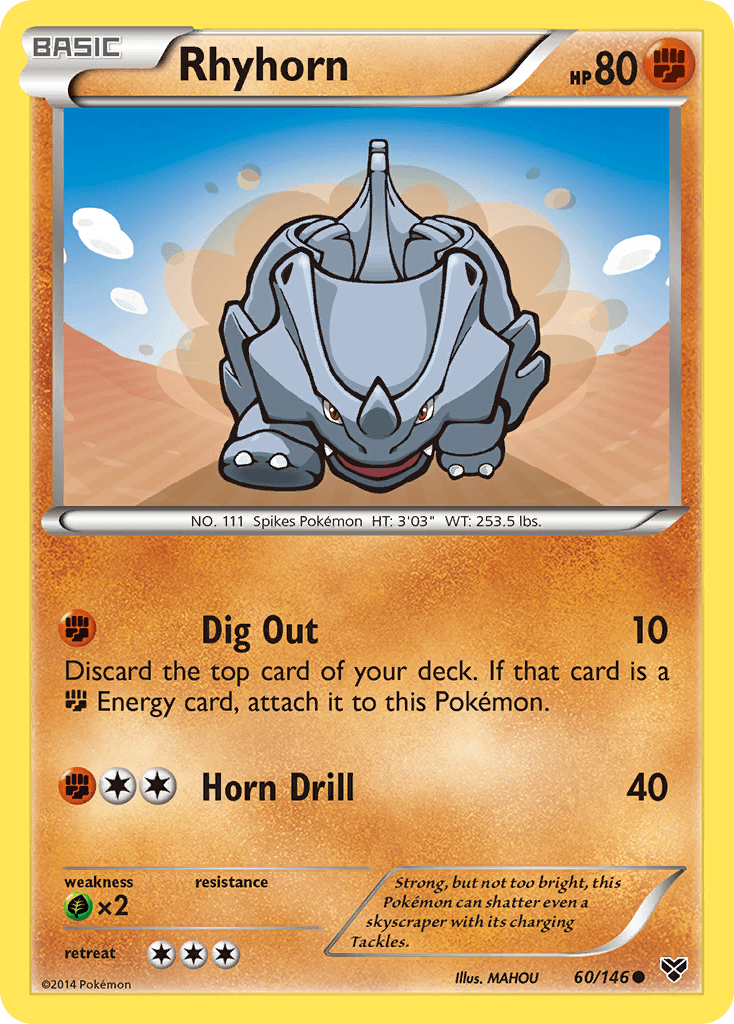 Rhyhorn from XY