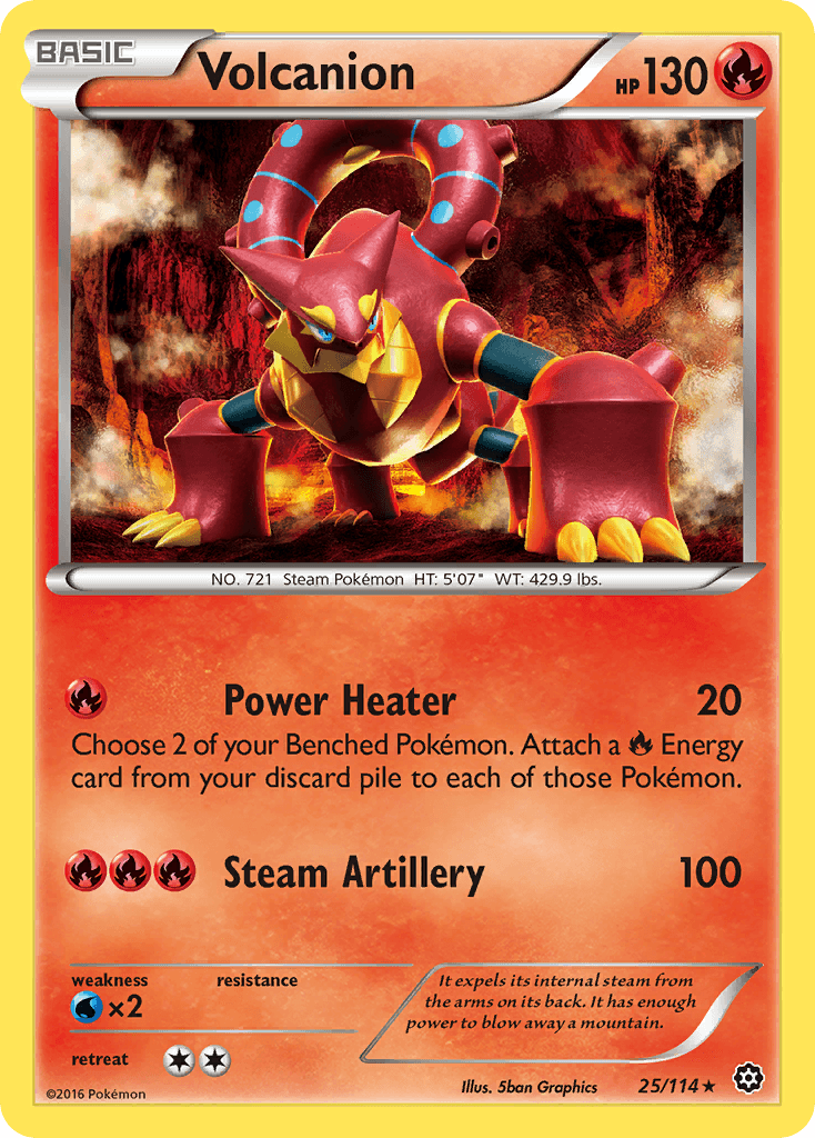 Volcanion from Steam Siege