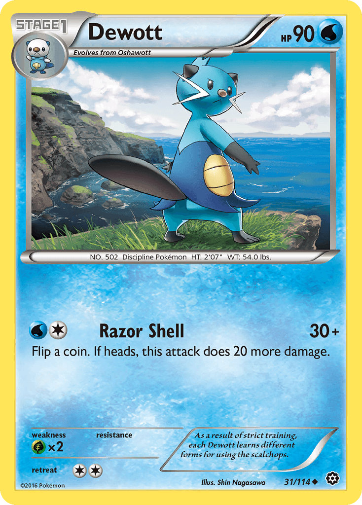 Dewott from Steam Siege