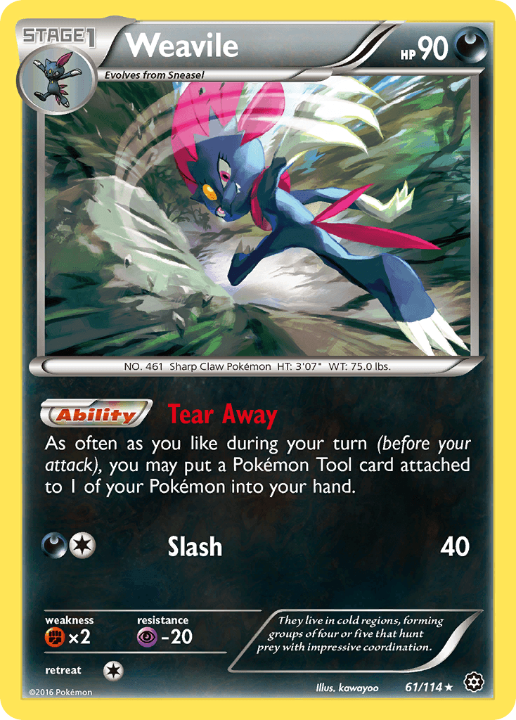 Weavile from Steam Siege