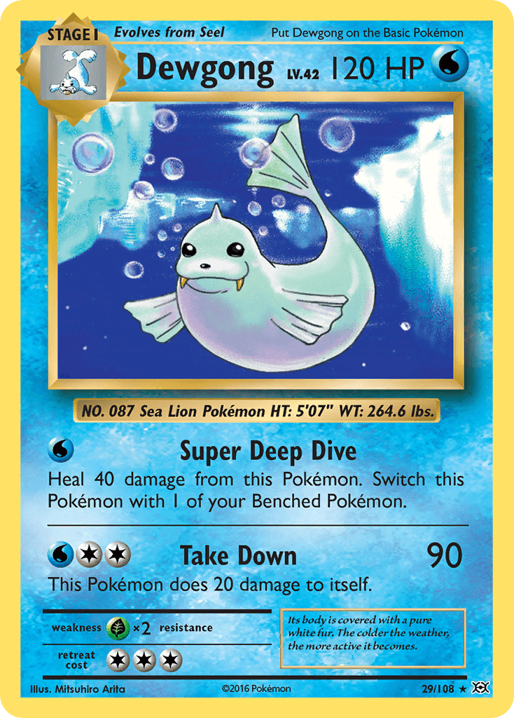 Dewgong from Evolutions