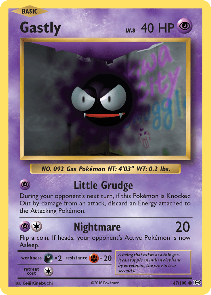 Gastly from Evolutions