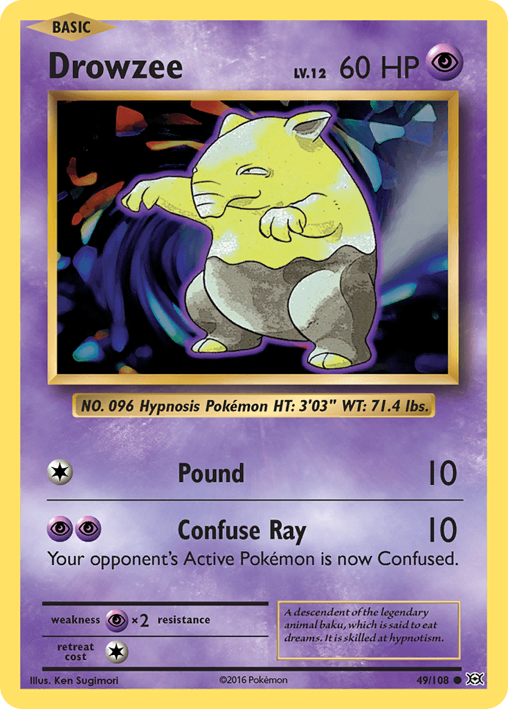 Drowzee from Evolutions