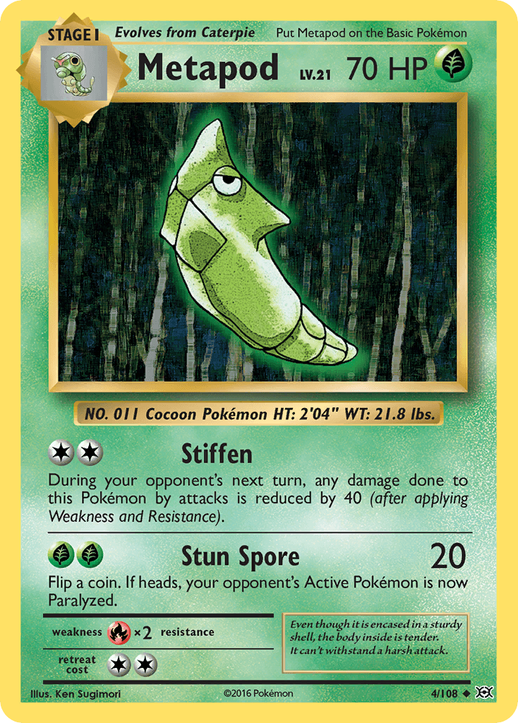 Metapod from Evolutions