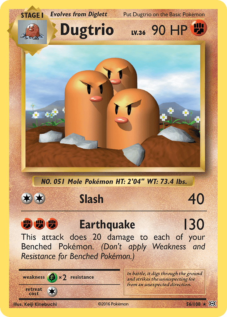 Dugtrio from Evolutions
