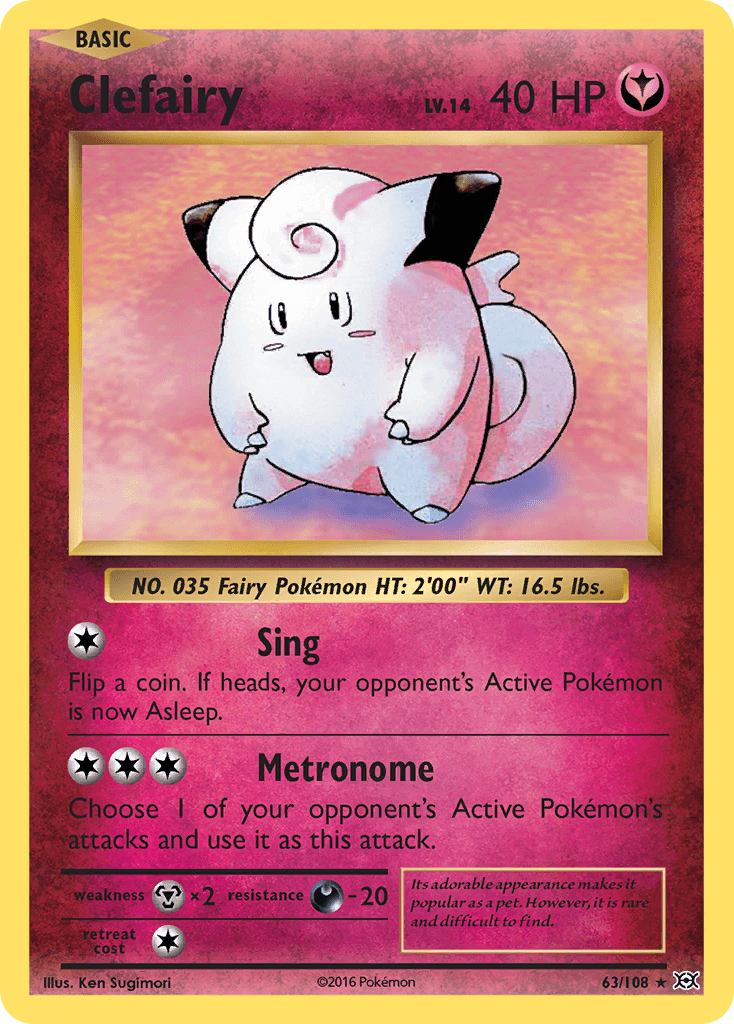 Clefairy from Evolutions