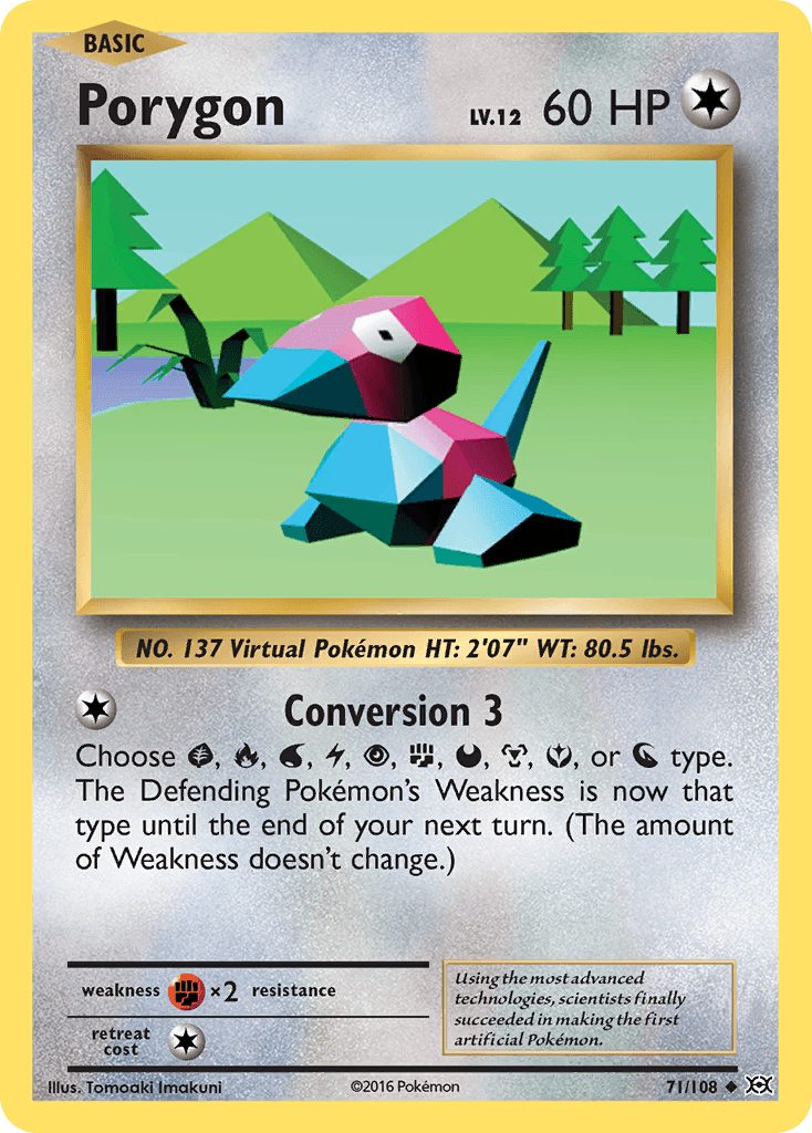 Porygon from Evolutions