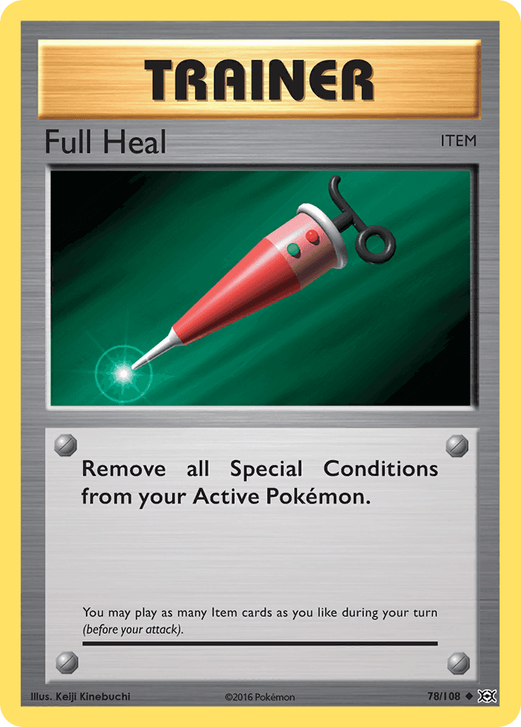 Full Heal from Evolutions