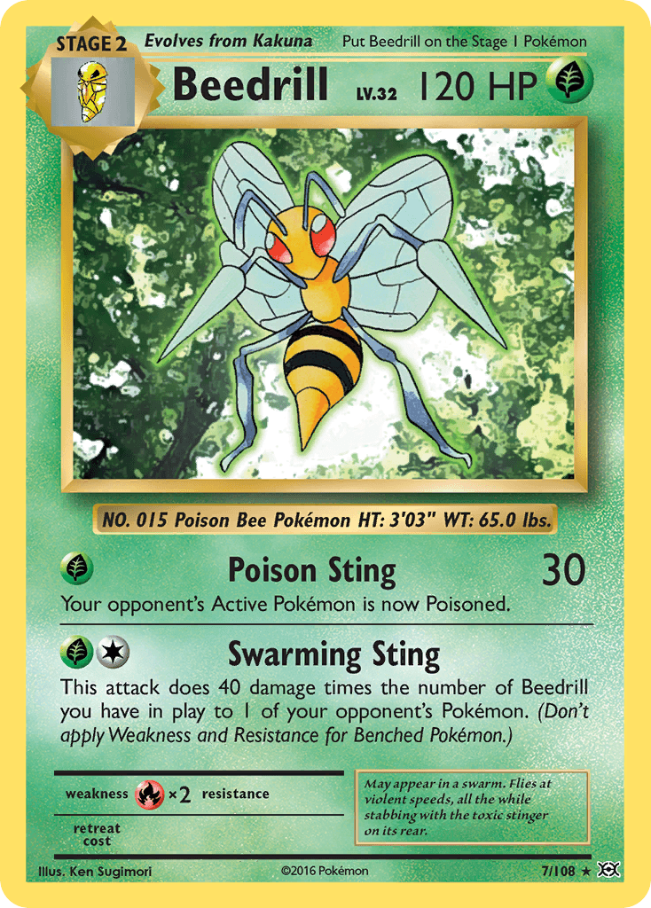 Beedrill from Evolutions