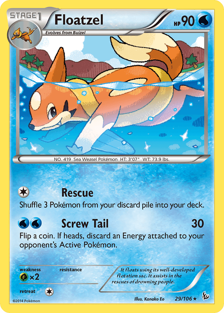 Floatzel from Flashfire