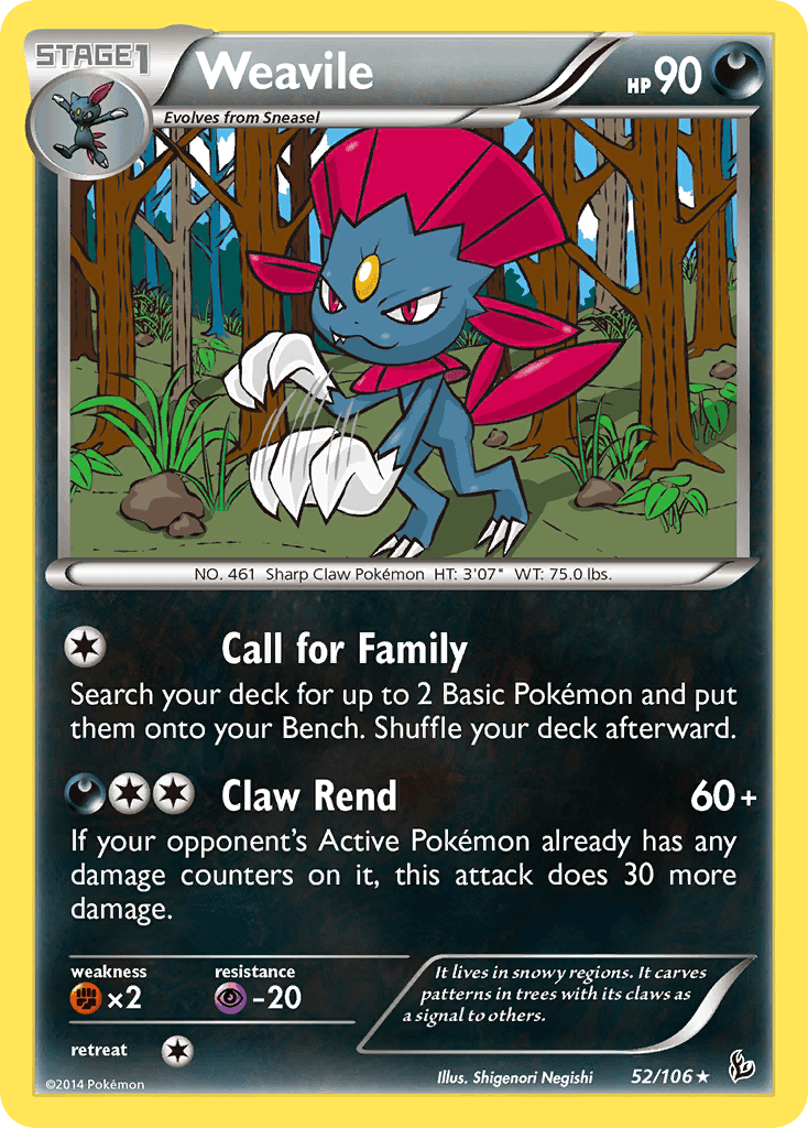 Weavile from Flashfire