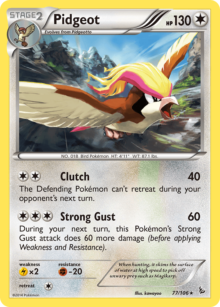 Pidgeot from Flashfire
