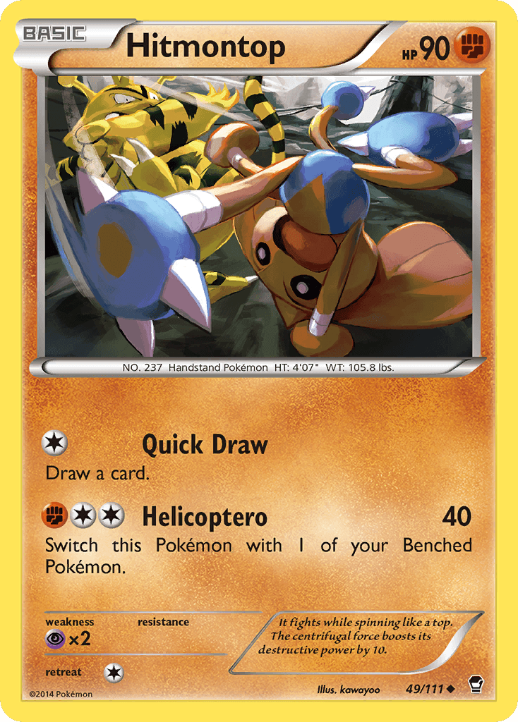 Hitmontop from Furious Fists