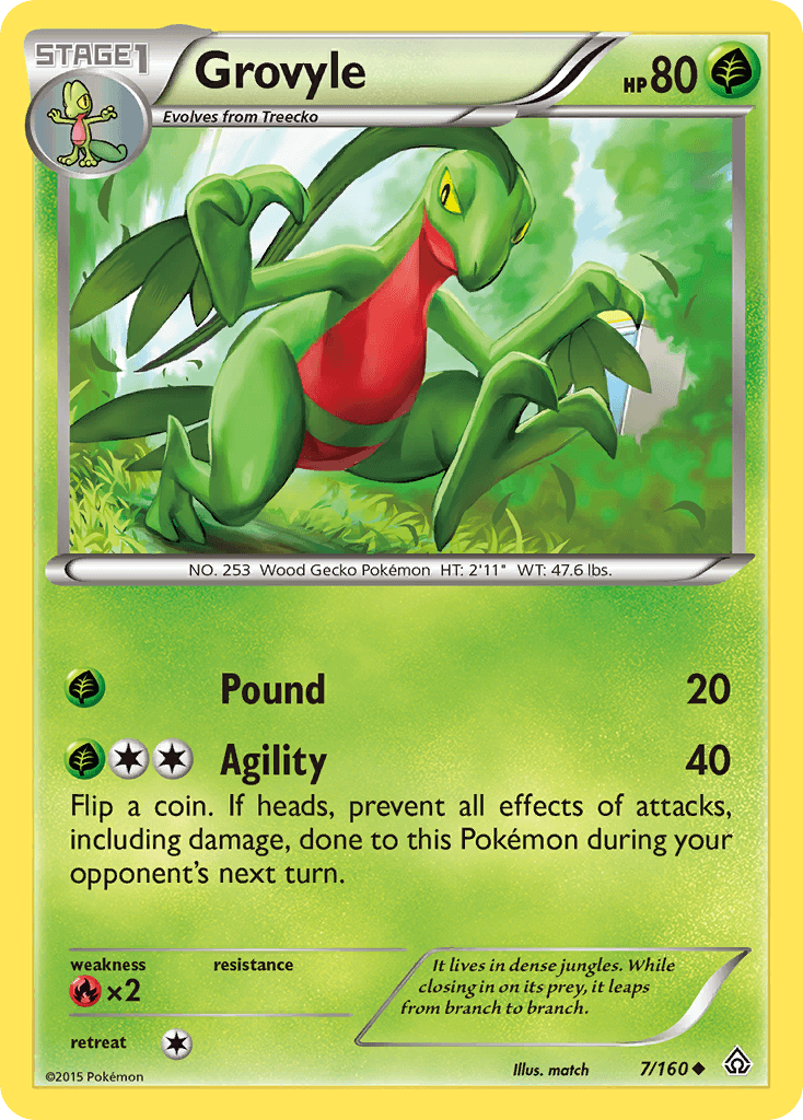 Grovyle from Primal Clash