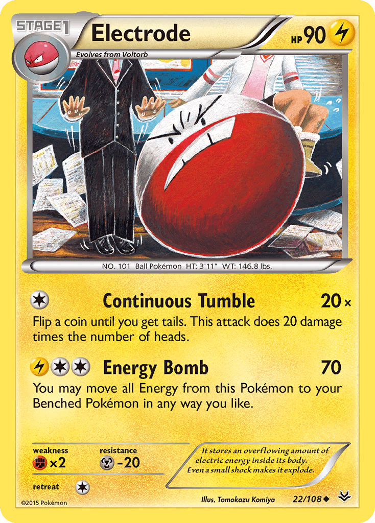 Electrode from Roaring Skies