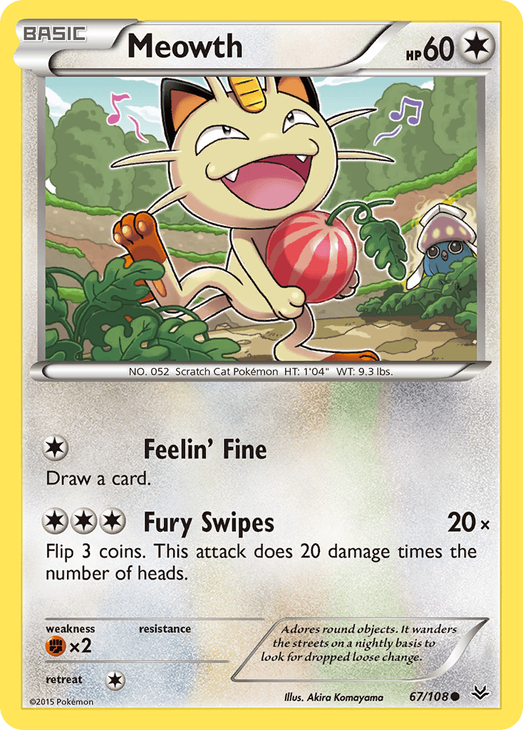Meowth from Roaring Skies