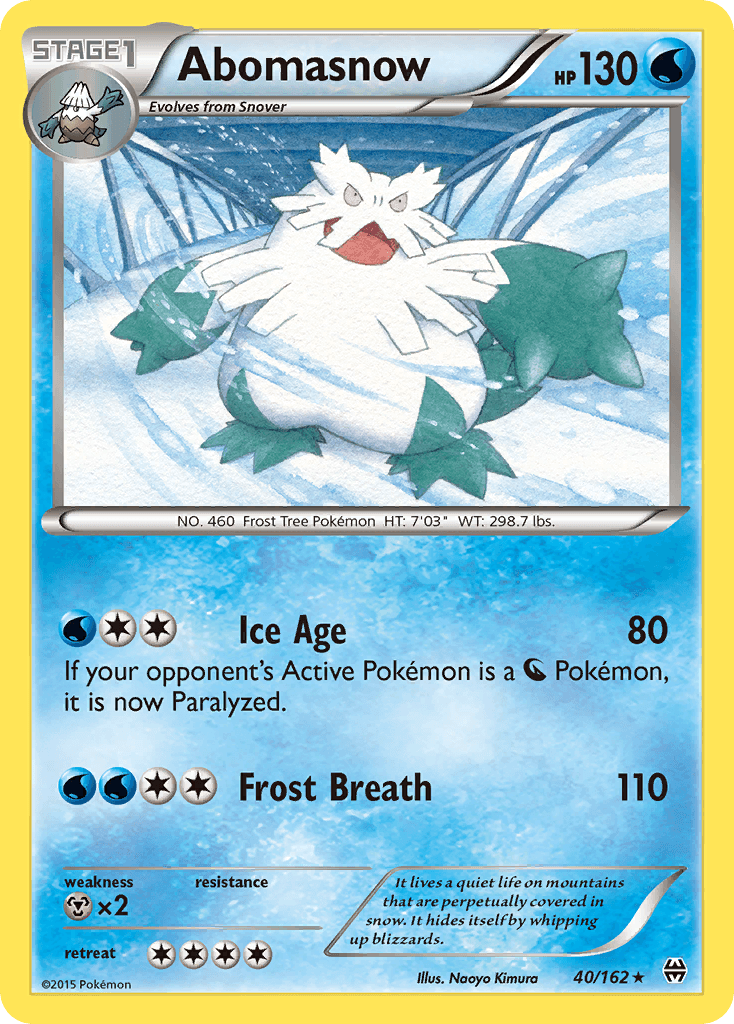 Abomasnow from BREAKthrough