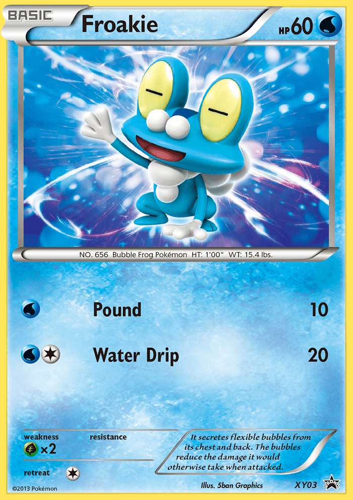 Froakie from XY Black Star Promos