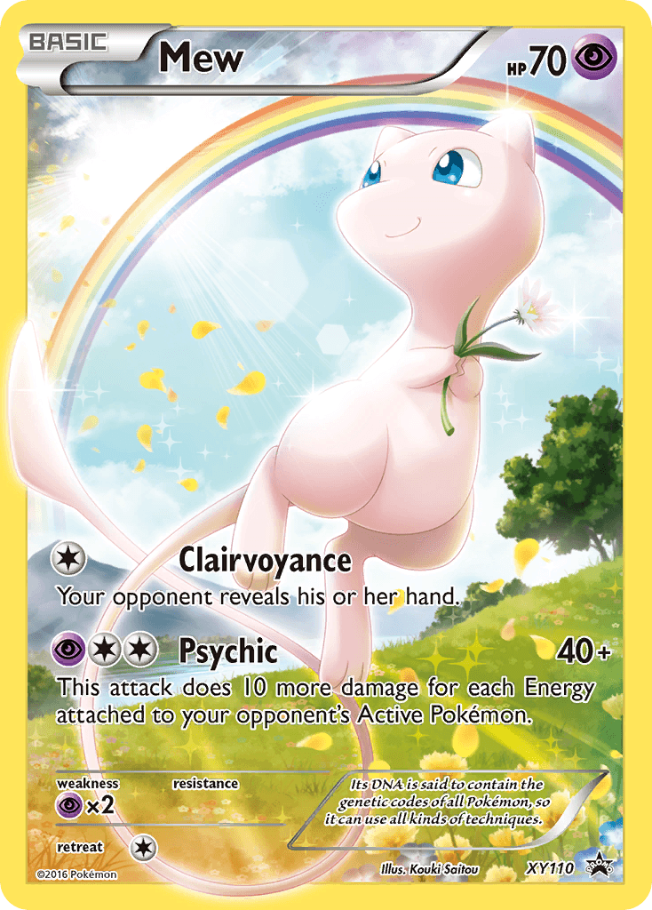 Mew from XY Black Star Promos