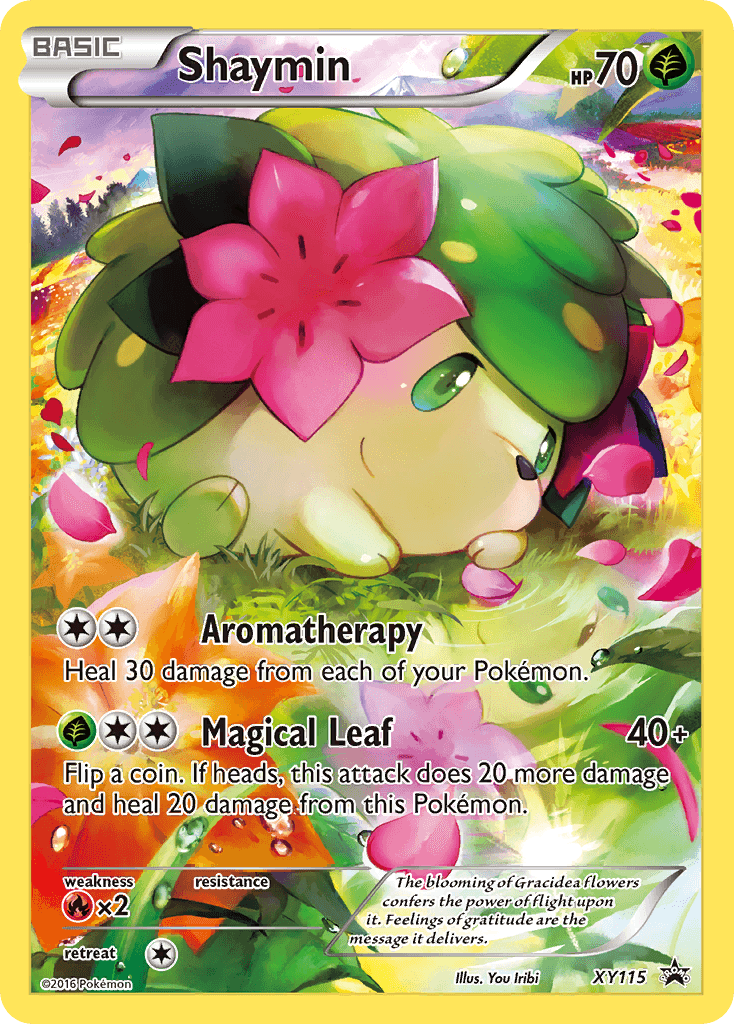 Shaymin from XY Black Star Promos