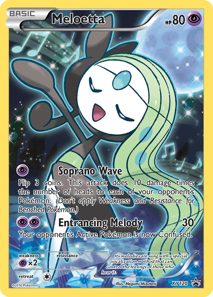 Meloetta from XY Black Star Promos