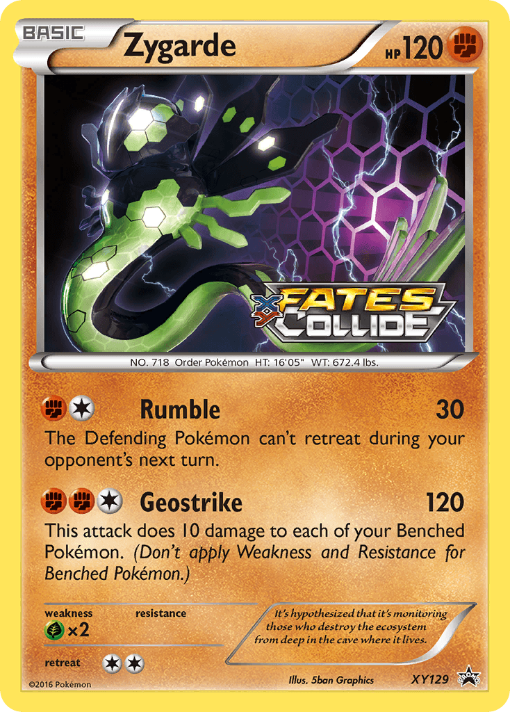 Zygarde from XY Black Star Promos