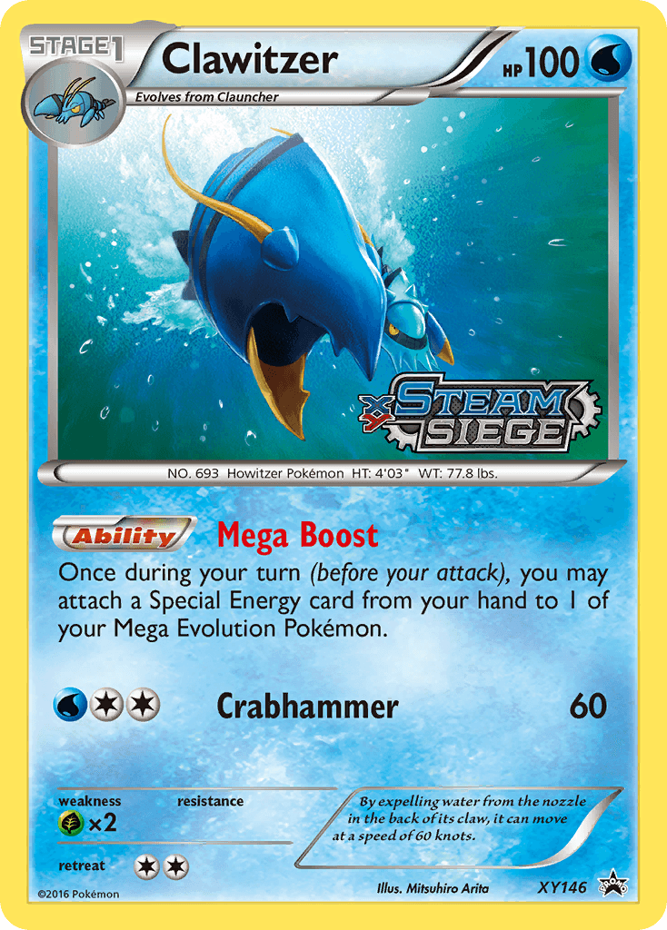 Clawitzer from XY Black Star Promos